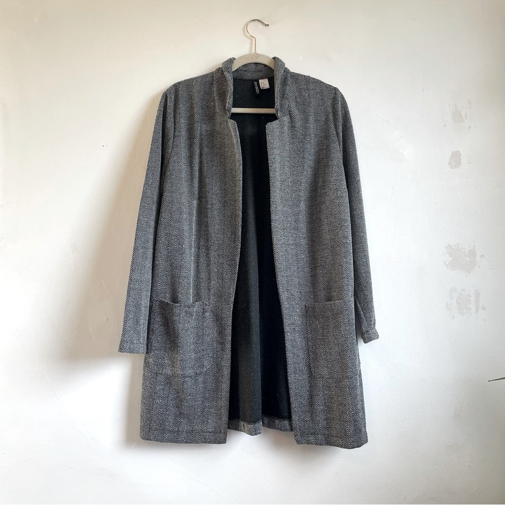 H&M | jersey long jacket